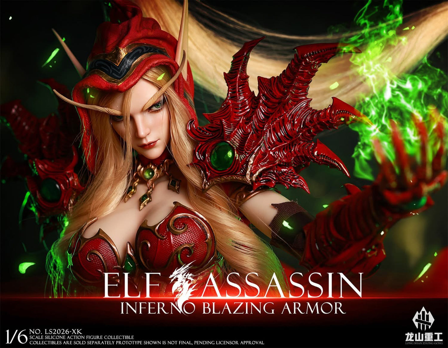 Preventa Figura ELF ASSASSIN marca Longshan LS2026-XK escala 1/6