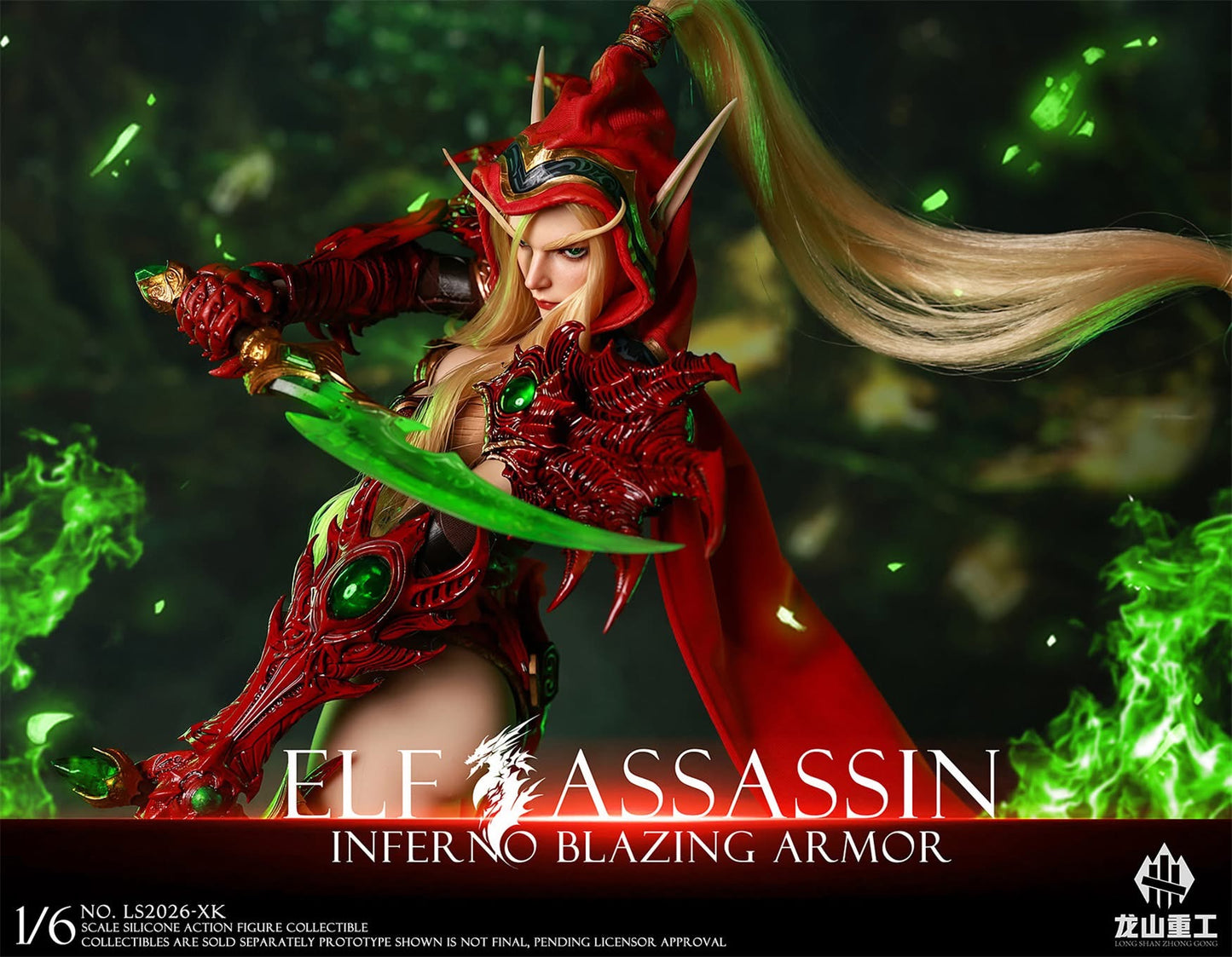 Preventa Figura ELF ASSASSIN marca Longshan LS2026-XK escala 1/6