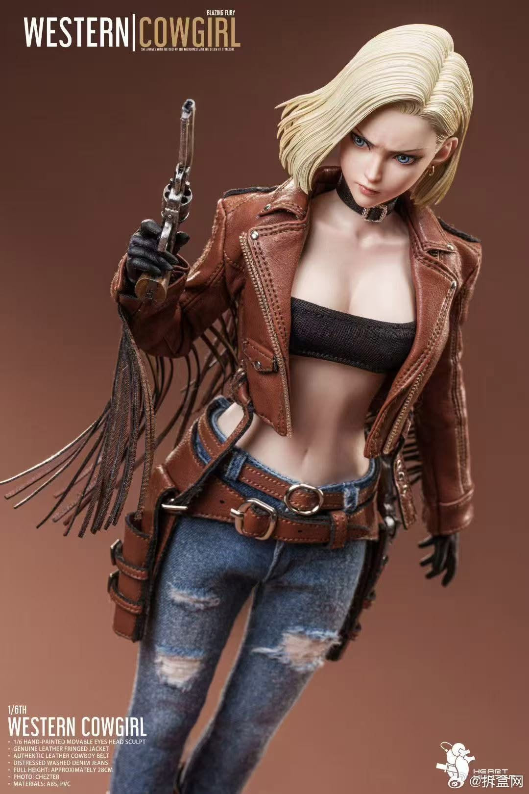 Preventa Figura Western Cowgirl (Early Bird version) marca Heart Hunter HH002 escala 1/6
