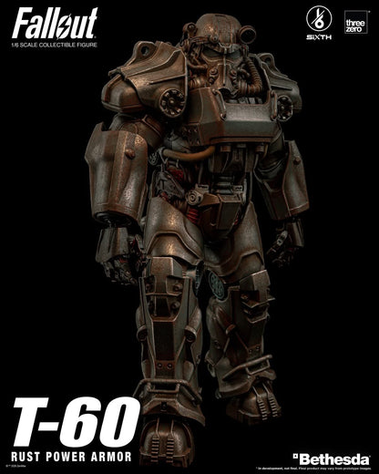 Preventa Figura T-60 Rust Power Armor - FALLOUT SiXTH marca Threezero 3Z1005 escala 1/6