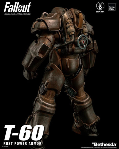 Preventa Figura T-60 Rust Power Armor - FALLOUT SiXTH marca Threezero 3Z1005 escala 1/6