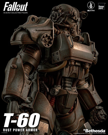 Preventa Figura T-60 Rust Power Armor - FALLOUT SiXTH marca Threezero 3Z1005 escala 1/6
