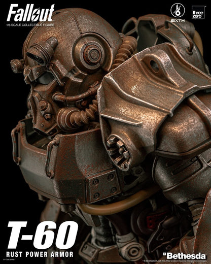 Preventa Figura T-60 Rust Power Armor - FALLOUT SiXTH marca Threezero 3Z1005 escala 1/6