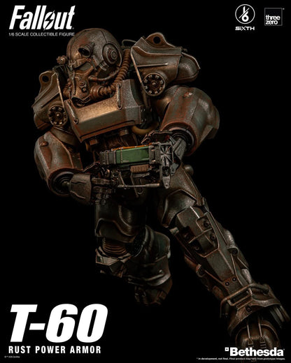 Preventa Figura T-60 Rust Power Armor - FALLOUT SiXTH marca Threezero 3Z1005 escala 1/6