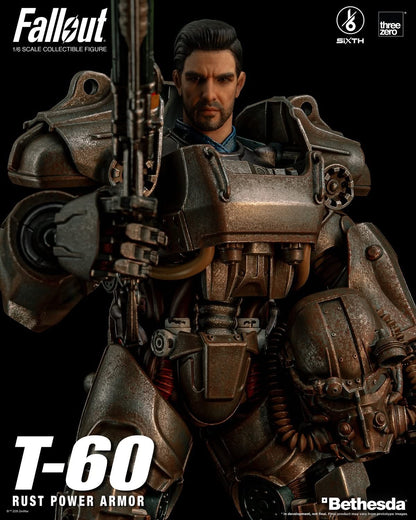 Preventa Figura T-60 Rust Power Armor - FALLOUT SiXTH marca Threezero 3Z1005 escala 1/6