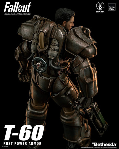 Preventa Figura T-60 Rust Power Armor - FALLOUT SiXTH marca Threezero 3Z1005 escala 1/6