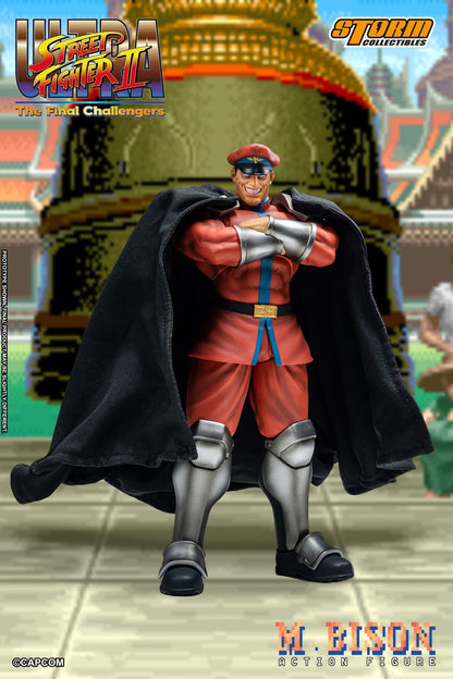 Preventa Figura M. BISON - Ultra Street Fighter II: The Final Challengers marca Storm Collectibles escala pequeña 1/12