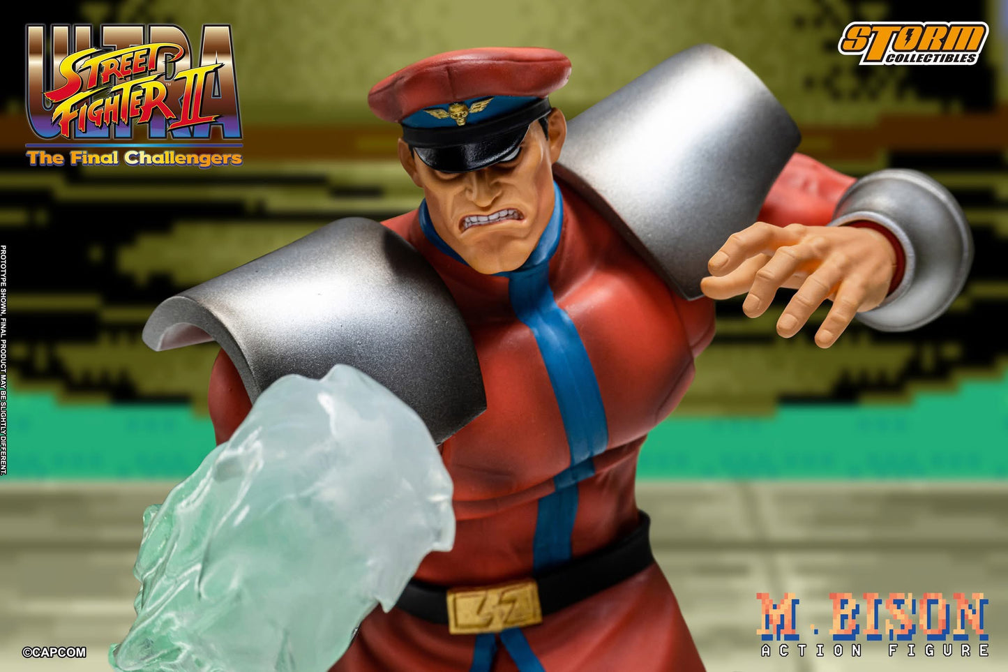 Preventa Figura M. BISON - Ultra Street Fighter II: The Final Challengers marca Storm Collectibles escala pequeña 1/12