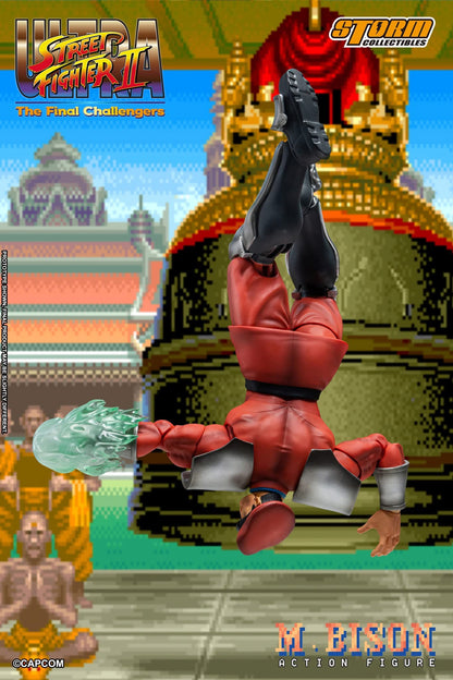Preventa Figura M. BISON - Ultra Street Fighter II: The Final Challengers marca Storm Collectibles escala pequeña 1/12