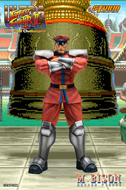 Preventa Figura M. BISON - Ultra Street Fighter II: The Final Challengers marca Storm Collectibles escala pequeña 1/12