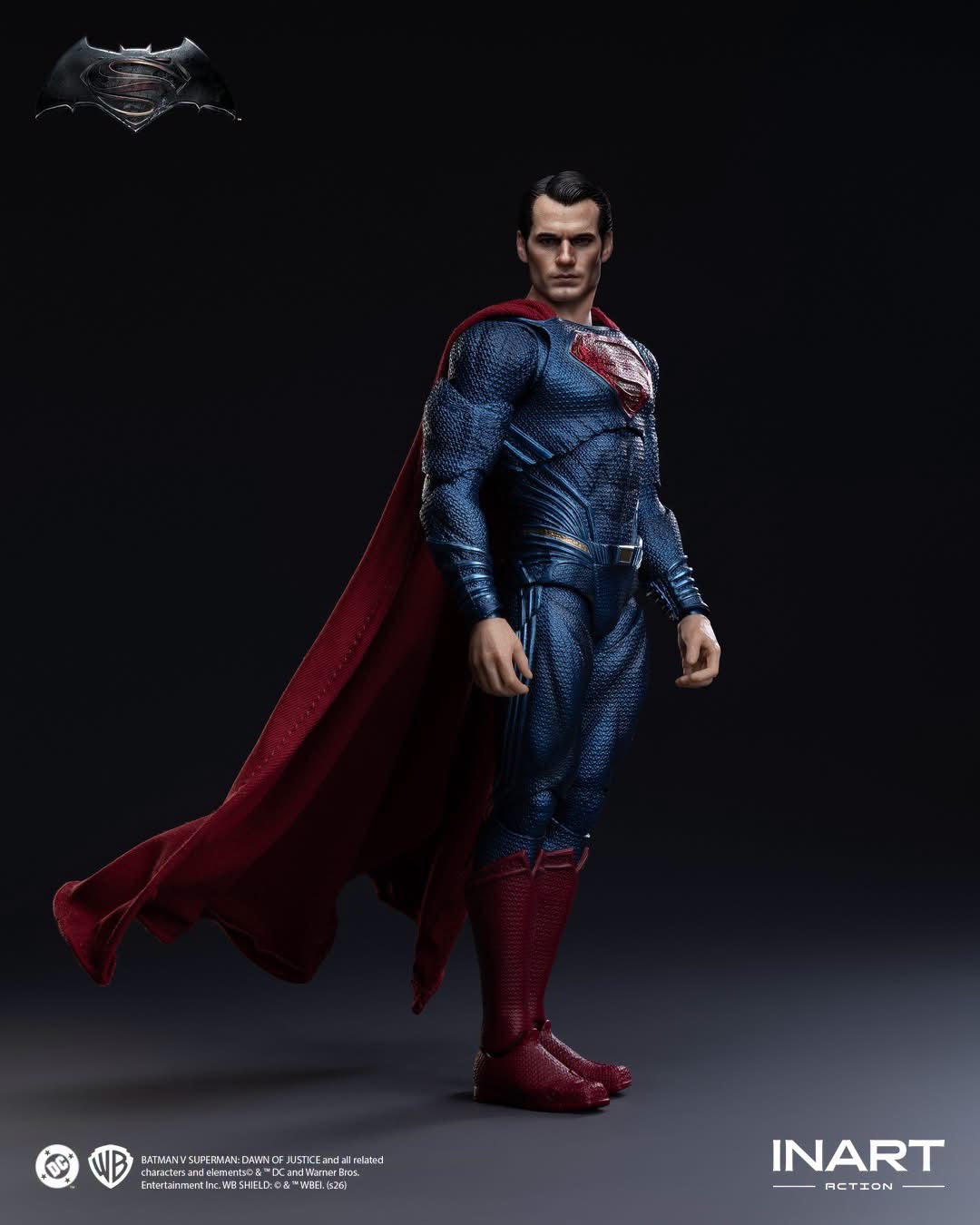 Preventa Figura SUPERMAN - Batman v Superman: Dawn of Justice marca INART M0005 escala 1/12