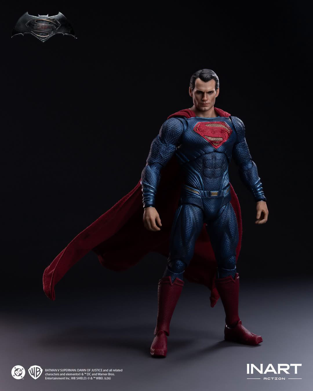 Preventa Figura SUPERMAN - Batman v Superman: Dawn of Justice marca INART M0005 escala 1/12