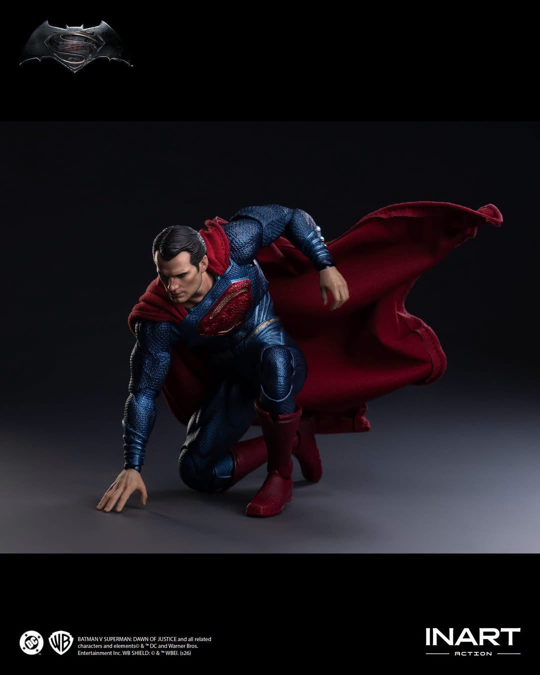 Preventa Figura SUPERMAN - Batman v Superman: Dawn of Justice marca INART M0005 escala 1/12