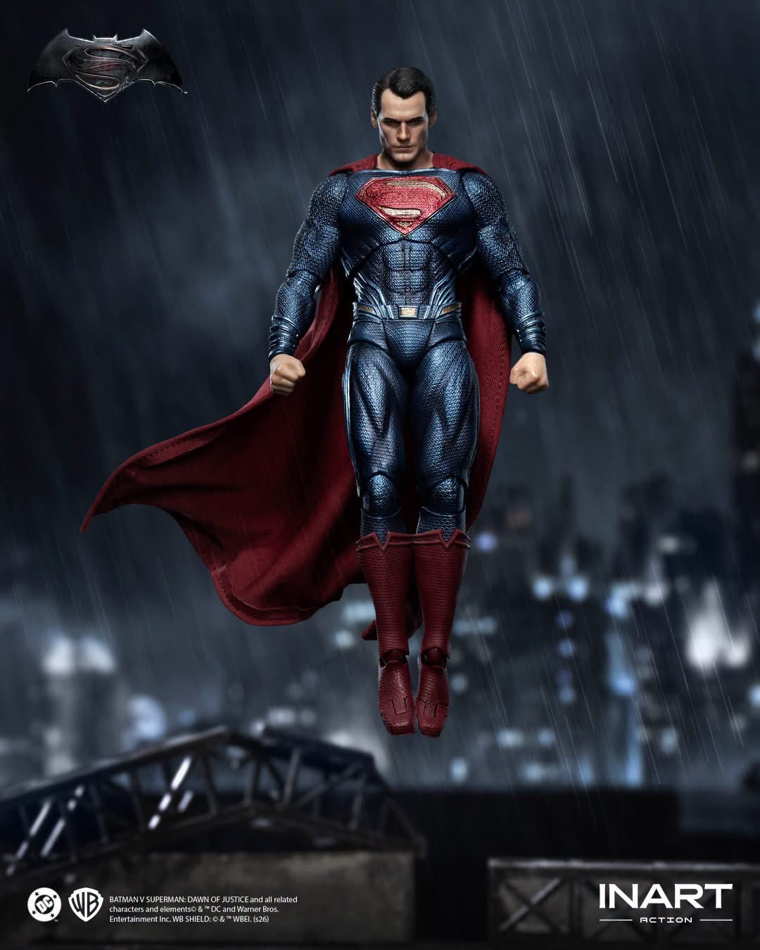 Preventa Figura SUPERMAN - Batman v Superman: Dawn of Justice marca INART M0005 escala 1/12