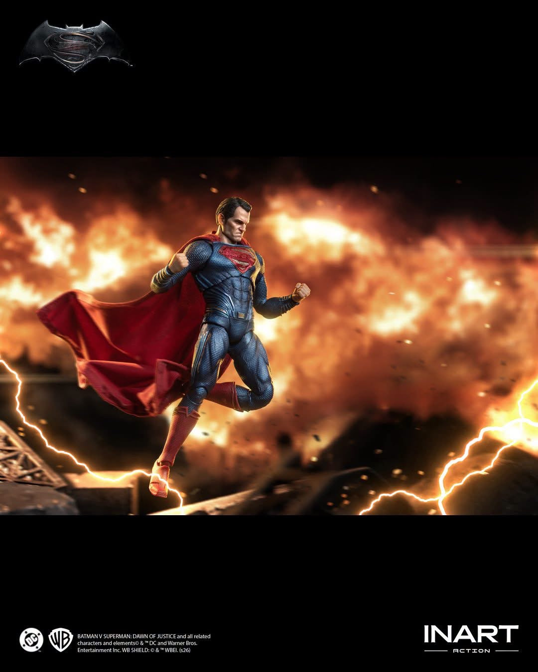 Preventa Figura SUPERMAN - Batman v Superman: Dawn of Justice marca INART M0005 escala 1/12