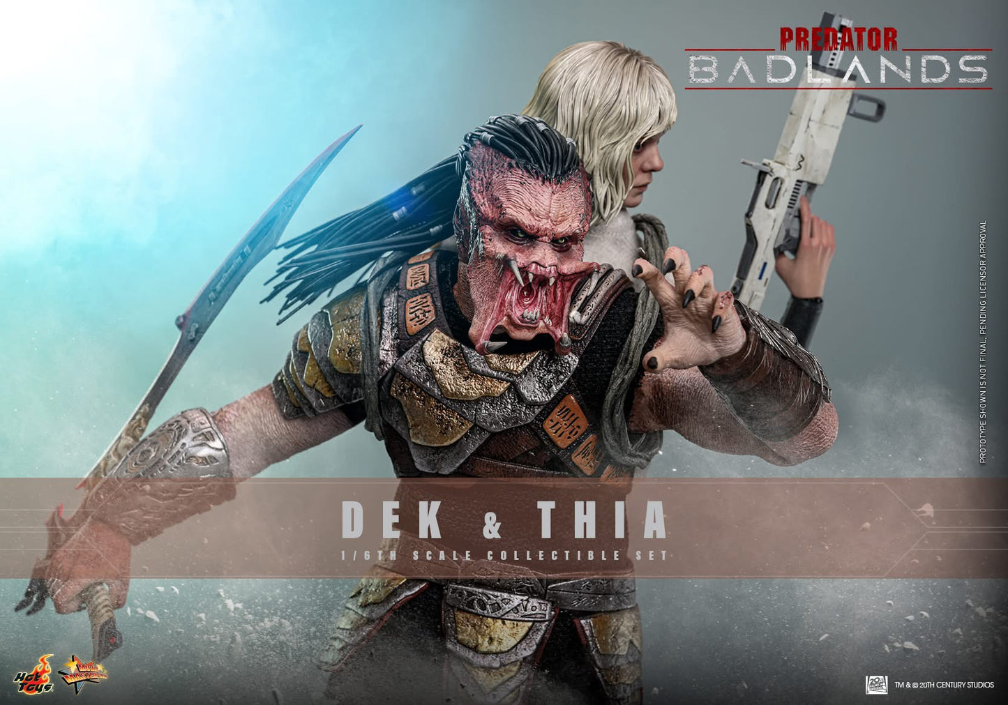 Preventa Figuras Dek & Thia - Predator: Badlands marca Hot Toys MMS850 escala 1/6
