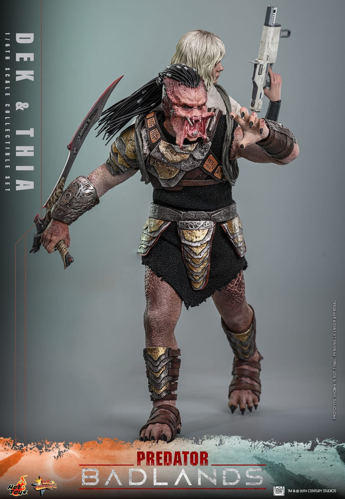 Preventa Figuras Dek & Thia - Predator: Badlands marca Hot Toys MMS850 escala 1/6