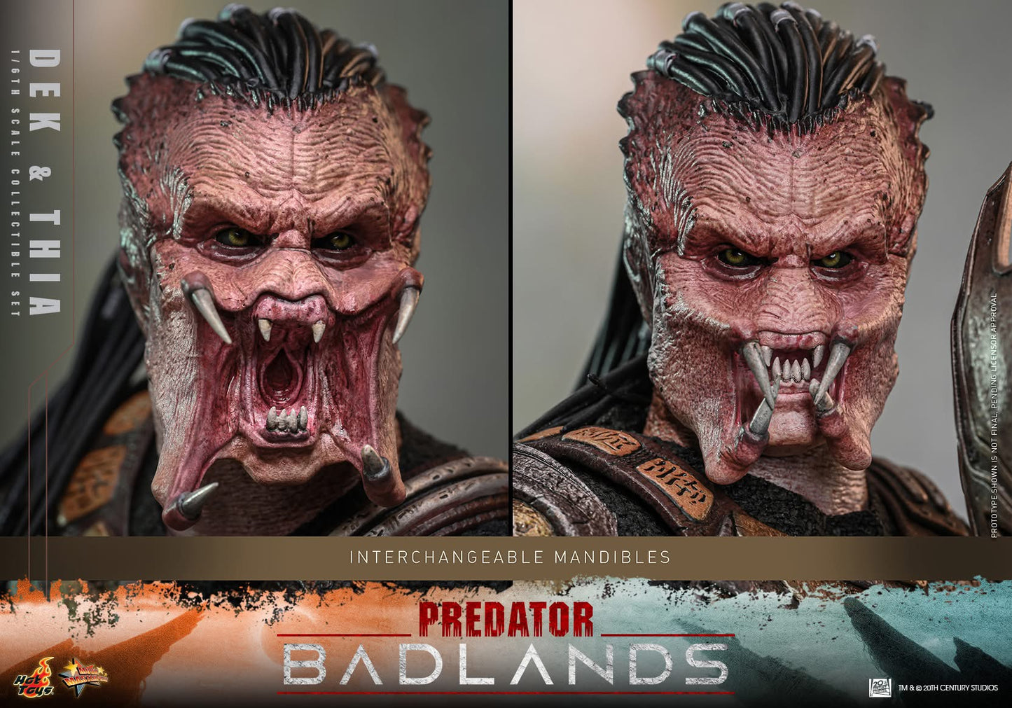 Preventa Figuras Dek & Thia - Predator: Badlands marca Hot Toys MMS850 escala 1/6