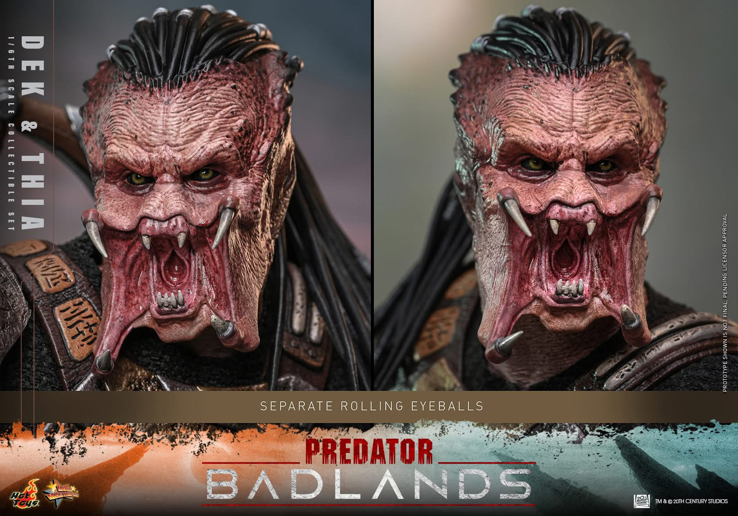 Preventa Figuras Dek & Thia - Predator: Badlands marca Hot Toys MMS850 escala 1/6