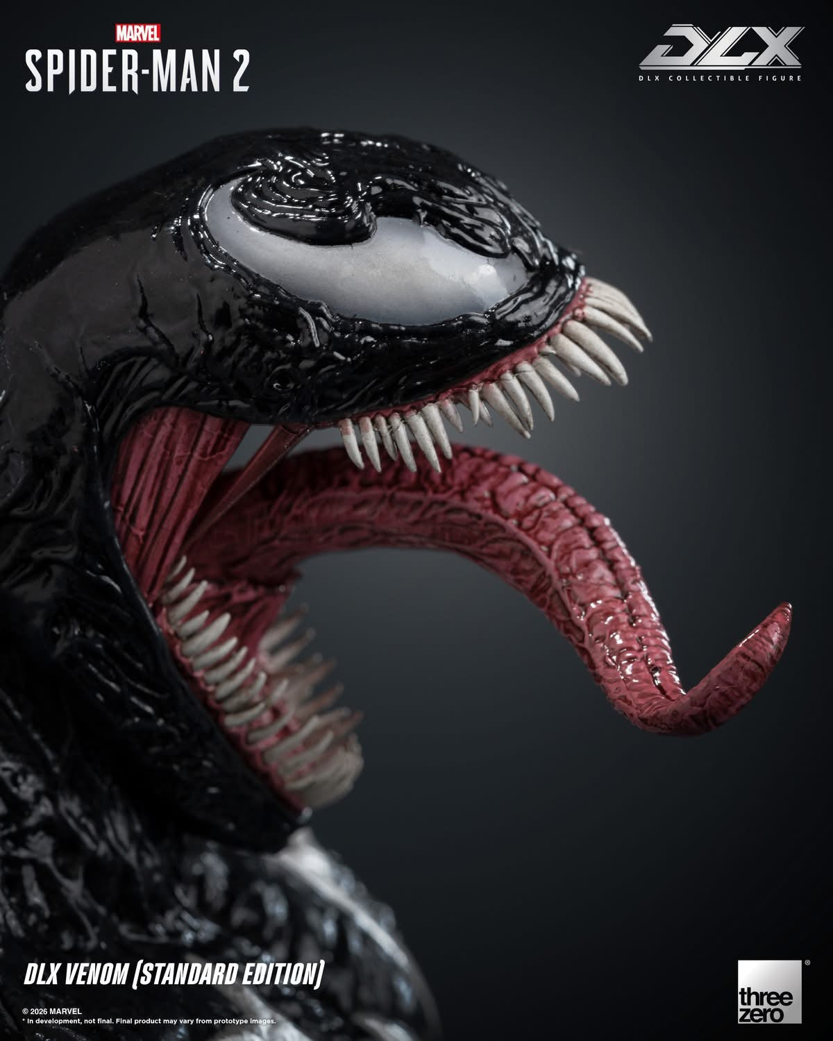 Preventa Figura DLX Venom (Standard Edition) - Marvel’s Spider-Man 2 marca Threezero 3Z0967 escala 1/12