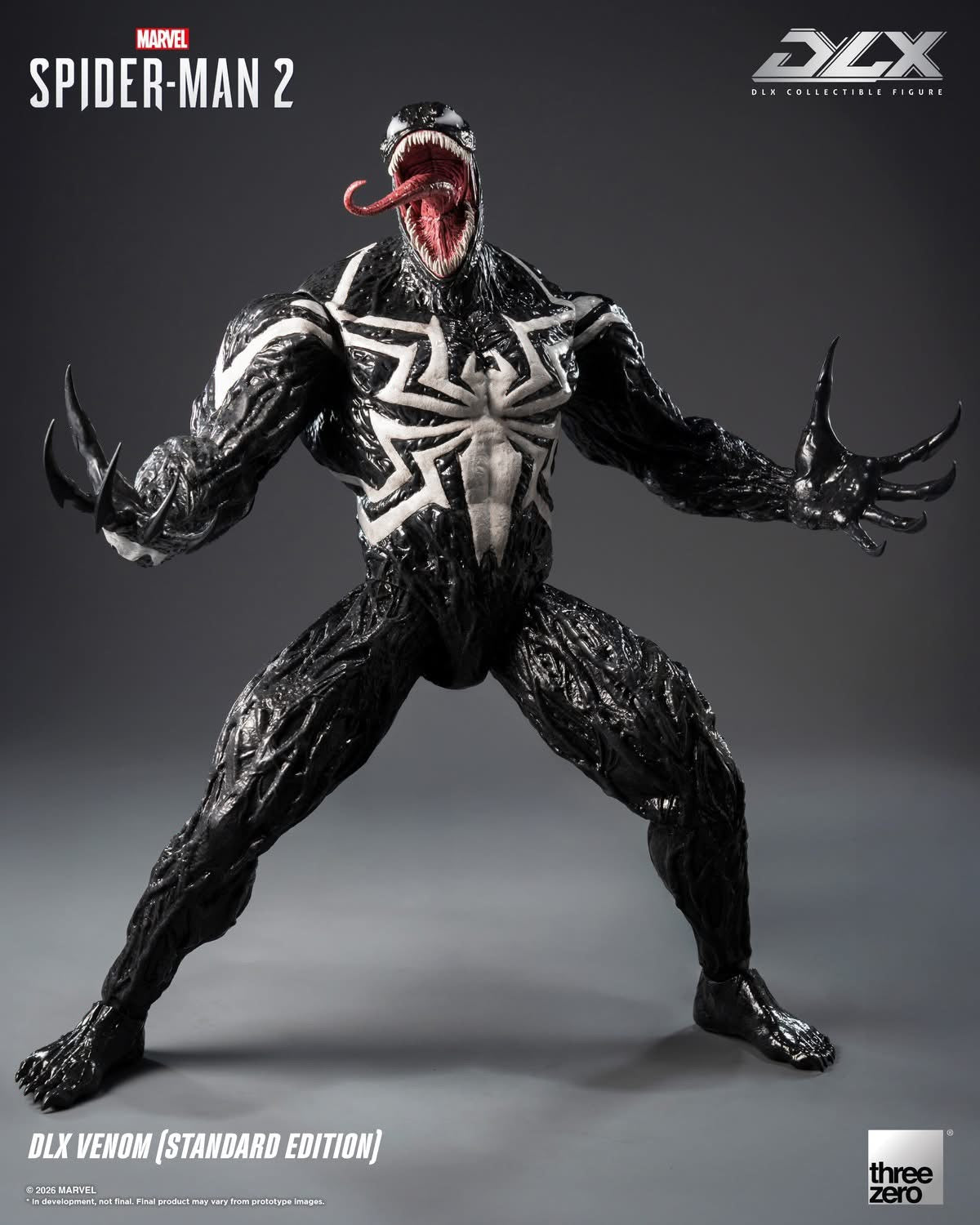 Preventa Figura DLX Venom (Standard Edition) - Marvel’s Spider-Man 2 marca Threezero 3Z0967 escala 1/12