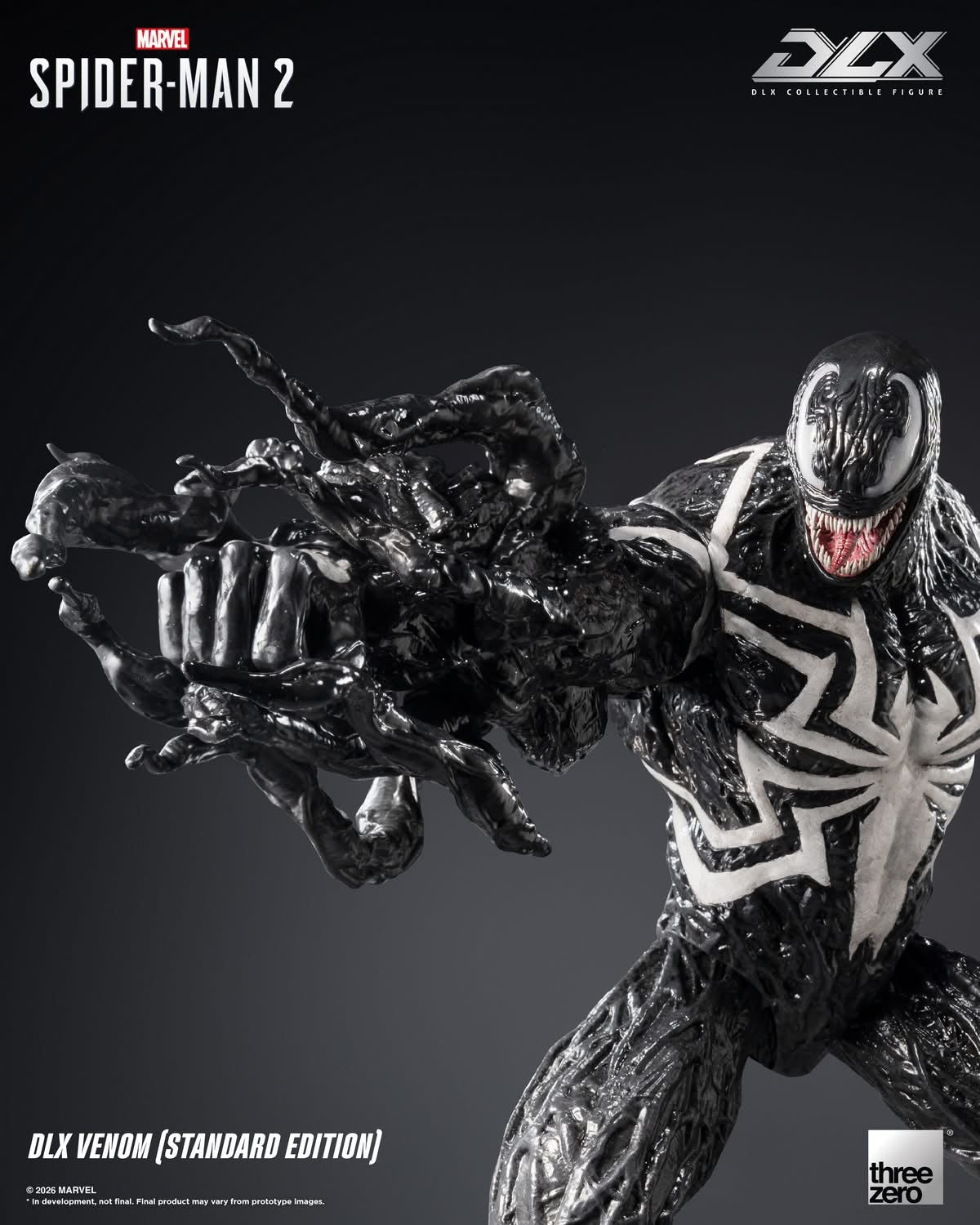 Preventa Figura DLX Venom (Standard Edition) - Marvel’s Spider-Man 2 marca Threezero 3Z0967 escala 1/12