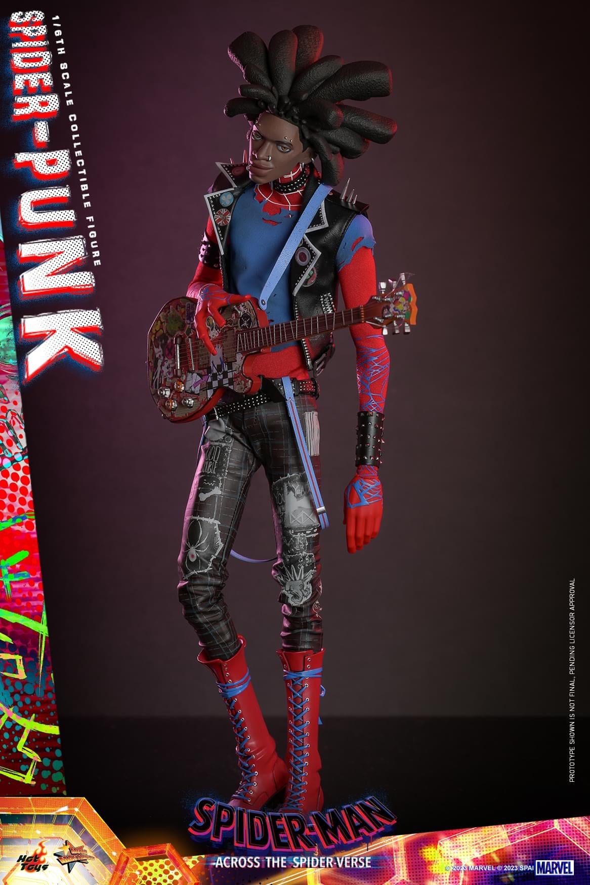 Preventa Figura SPIDER-PUNK - Spider-Man: Across the Spider-Verse marca Hot Toys MMS726 escala 1/6