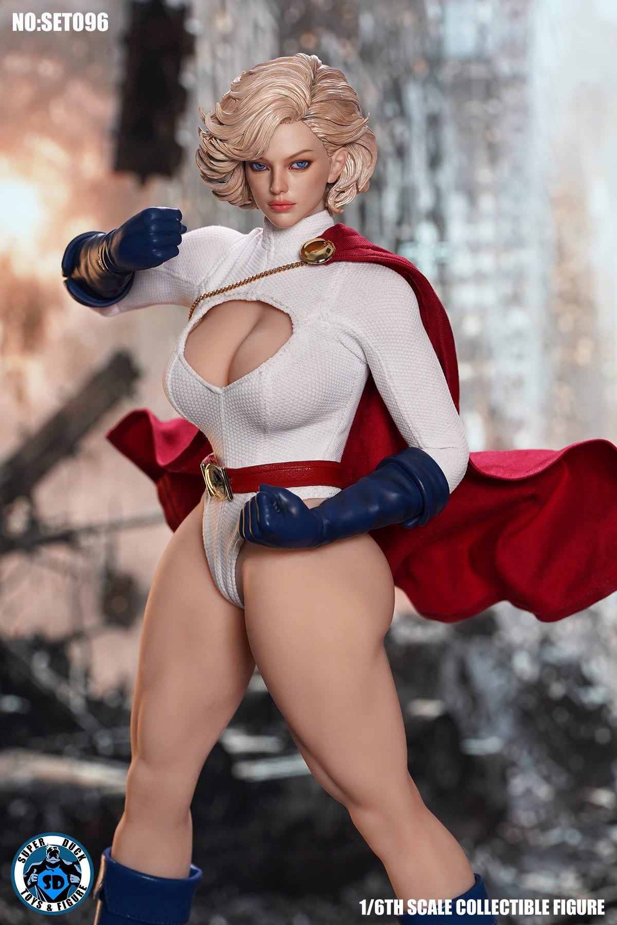 Preventa Figura Strong P Girl marca SuperDuck SET096 escala 1/6
