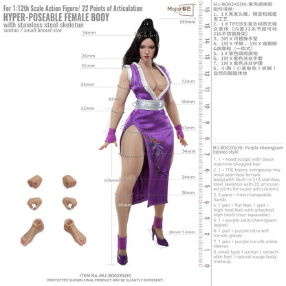 Preventa Figura Female Fighter (4 versiones) marca MojoyTM MJ-BD escala 1/12