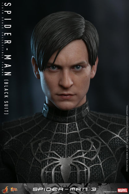 Preventa Figura SPIDER-MAN (Black Suit) - Spider-Man 3 marca Hot Toys MMS727 escala 1/6