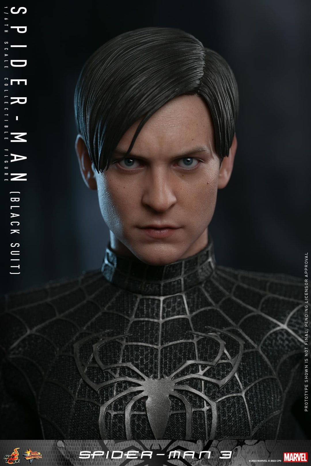 Preventa Figura SPIDER-MAN (Black Suit) - Spider-Man 3 marca Hot Toys  MMS727 escala 1/6