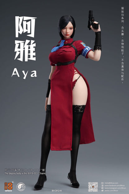 Preventa Set de Vestuario Femenino Aya (3 Modelos) marca i8Toys i8-C012 escala 1/6