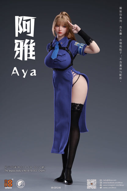 Preventa Set de Vestuario Femenino Aya (3 Modelos) marca i8Toys i8-C012 escala 1/6
