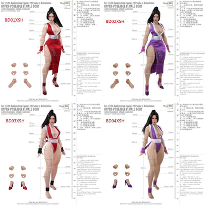 Preventa Figura Female Fighter (4 versiones) marca MojoyTM MJ-BD escala 1/12