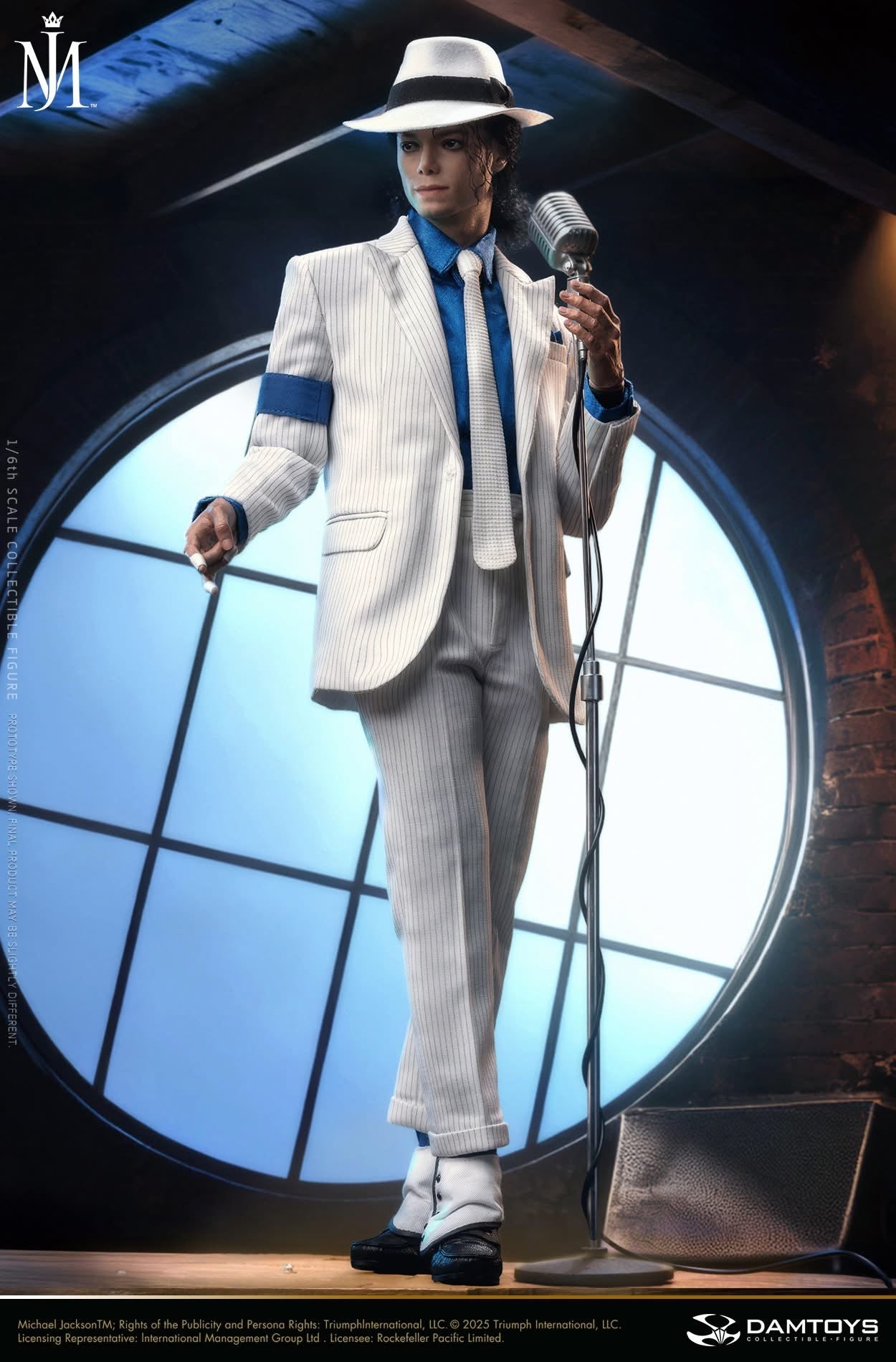 Preventa Figura Michael Jackson (Standard Edition) (Cabello Enraizado) - "Smooth Criminal" marca DAMTOYS DMS048 escala 1/6