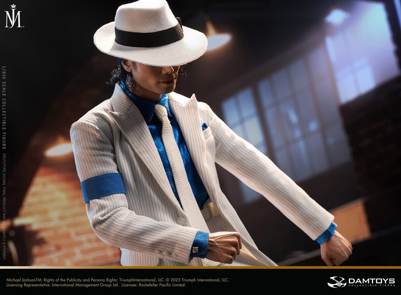 Preventa Figura Michael Jackson (Standard Edition) (Cabello Enraizado) - "Smooth Criminal" marca DAMTOYS DMS048 escala 1/6