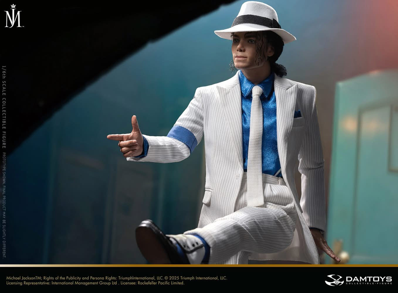Preventa Figura Michael Jackson (Standard Edition) (Cabello Enraizado) - "Smooth Criminal" marca DAMTOYS DMS048 escala 1/6