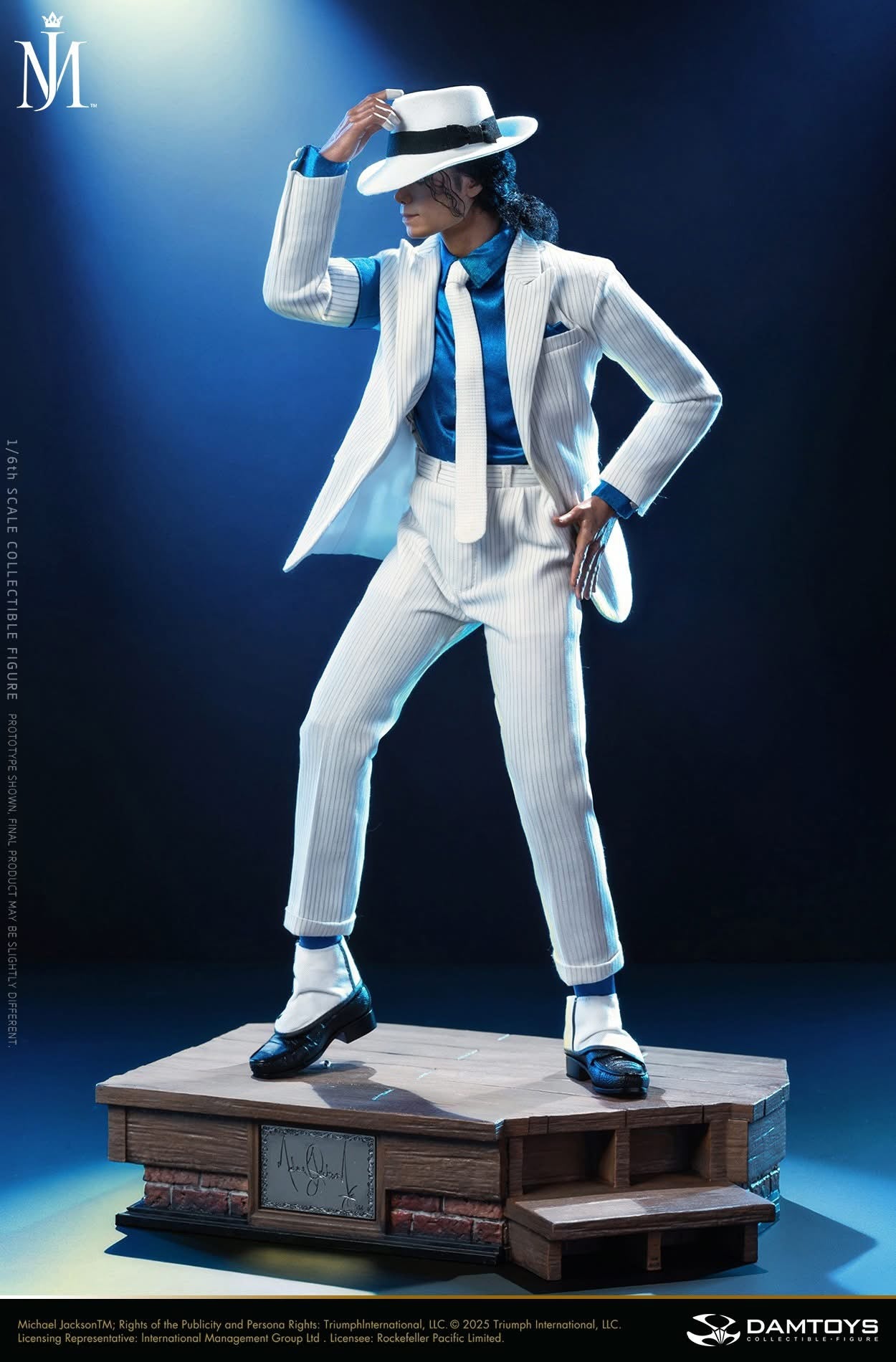 Preventa Figura Michael Jackson (Standard Edition) (Cabello Enraizado) - "Smooth Criminal" marca DAMTOYS DMS048 escala 1/6