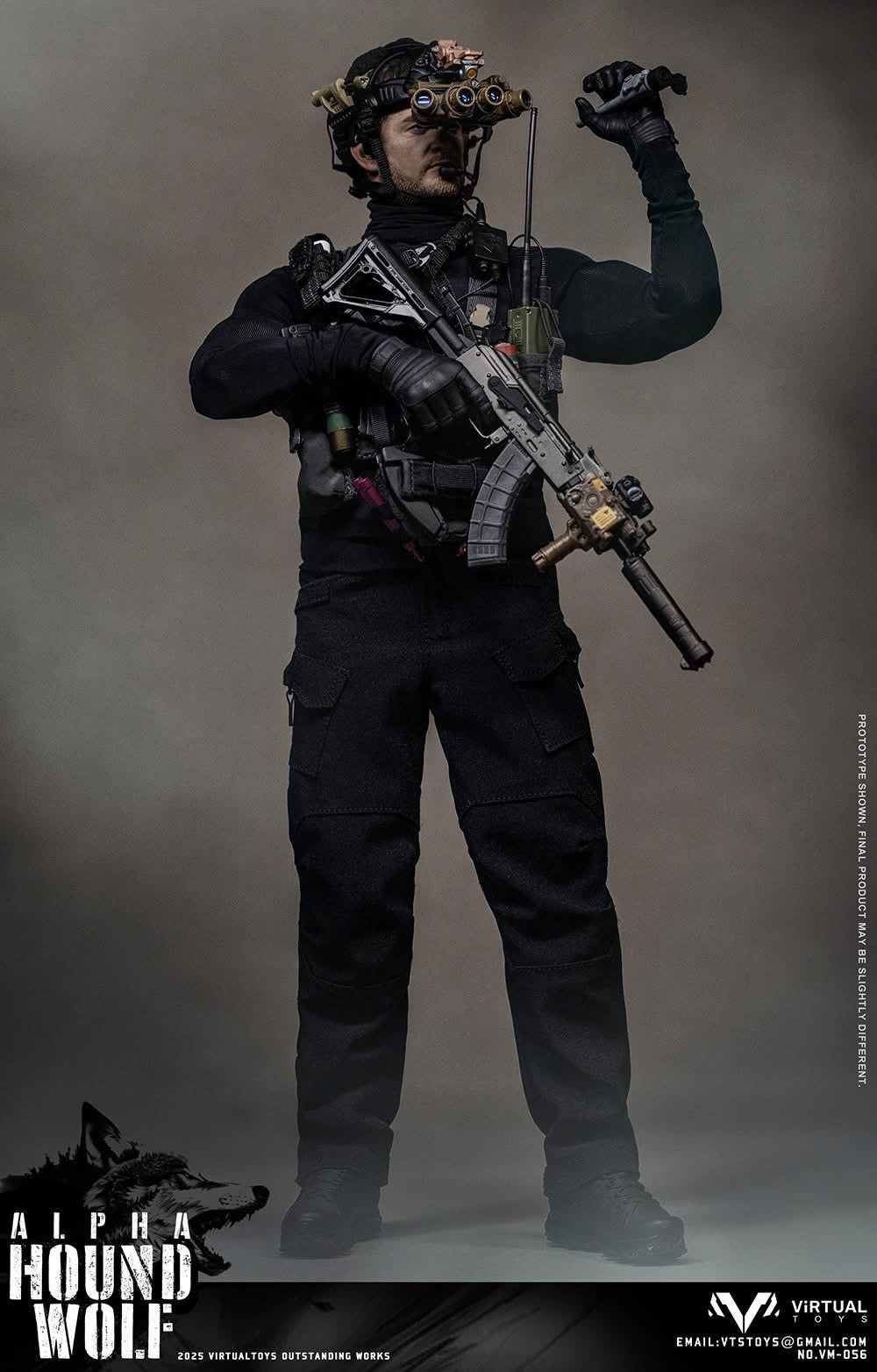 Preventa Figura Hound Wolf Alpha marca VTS VM056 escala 1/6