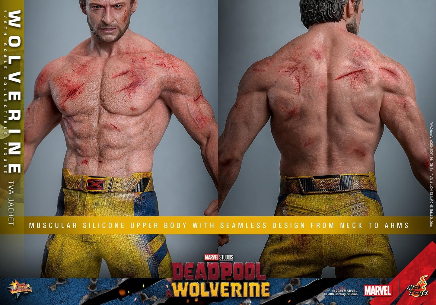 Preventa Figura Wolverine (TVA Jacket version) - Deadpool & Wolverine marca Hot Toys MMS756 escala 1/6