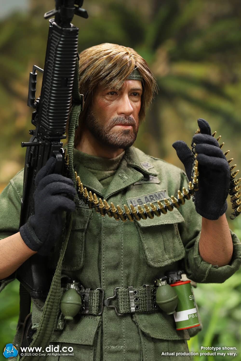 Preventa Figura Colonel James - Vietnam War U.S. Army marca DID V80184 escala 1/6