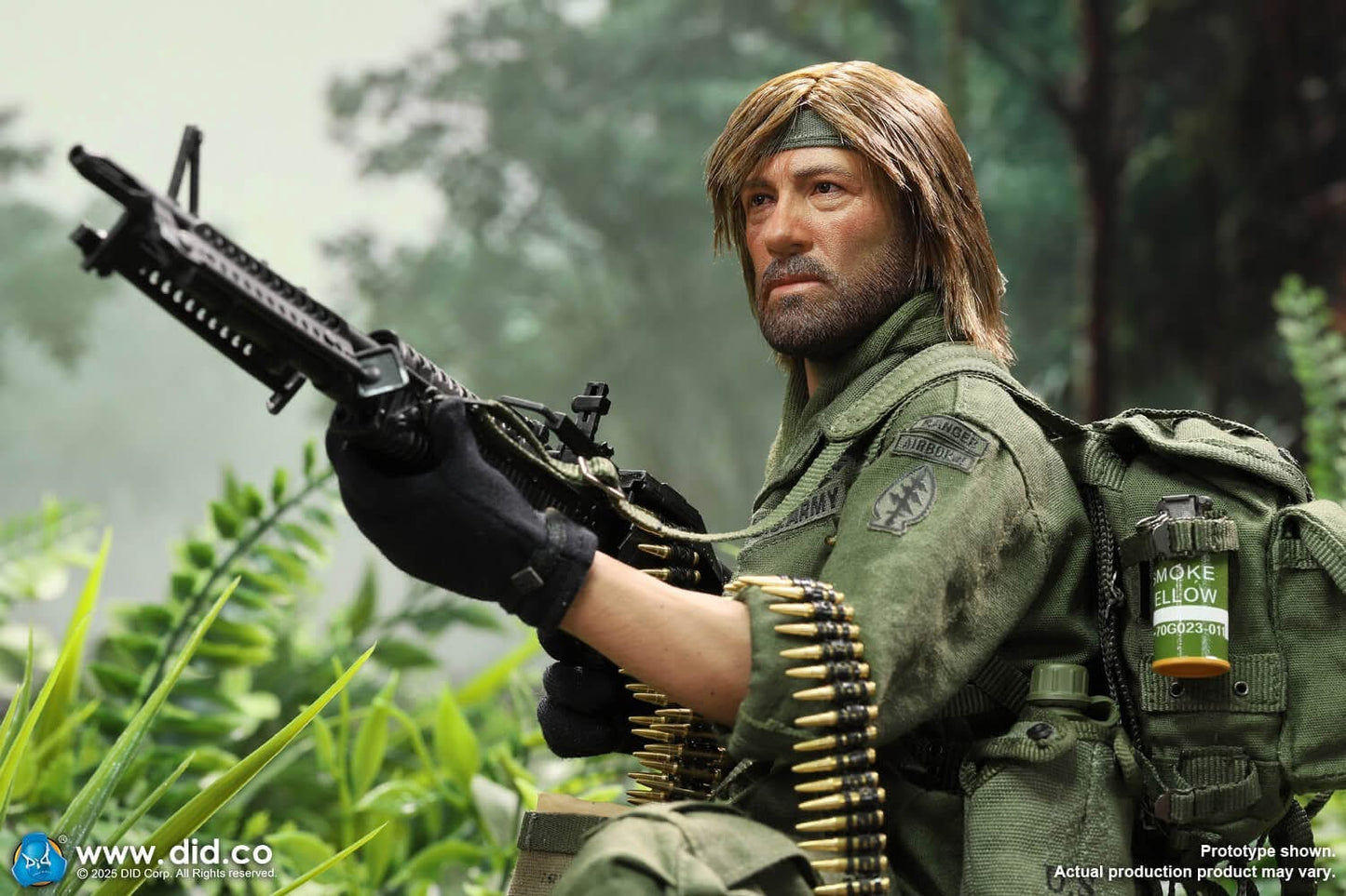 Preventa Figura Colonel James - Vietnam War U.S. Army marca DID V80184 escala 1/6