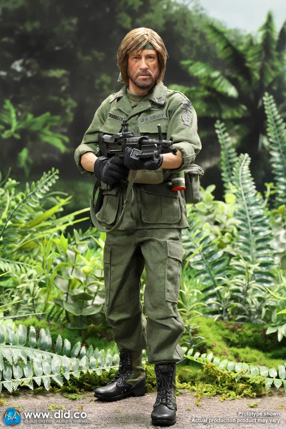 Preventa Figura Colonel James - Vietnam War U.S. Army marca DID V80184 escala 1/6