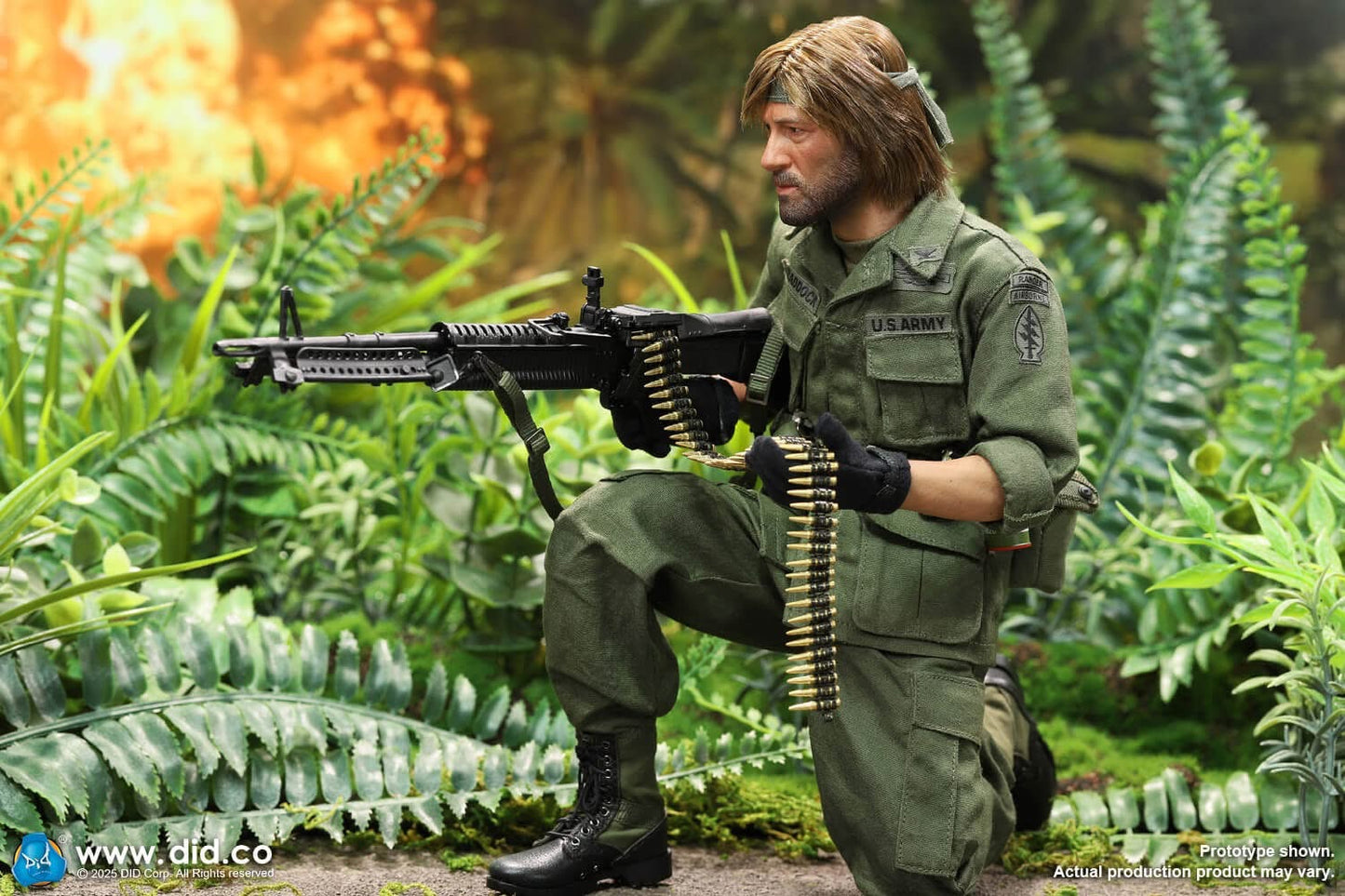 Preventa Figura Colonel James - Vietnam War U.S. Army marca DID V80184 escala 1/6
