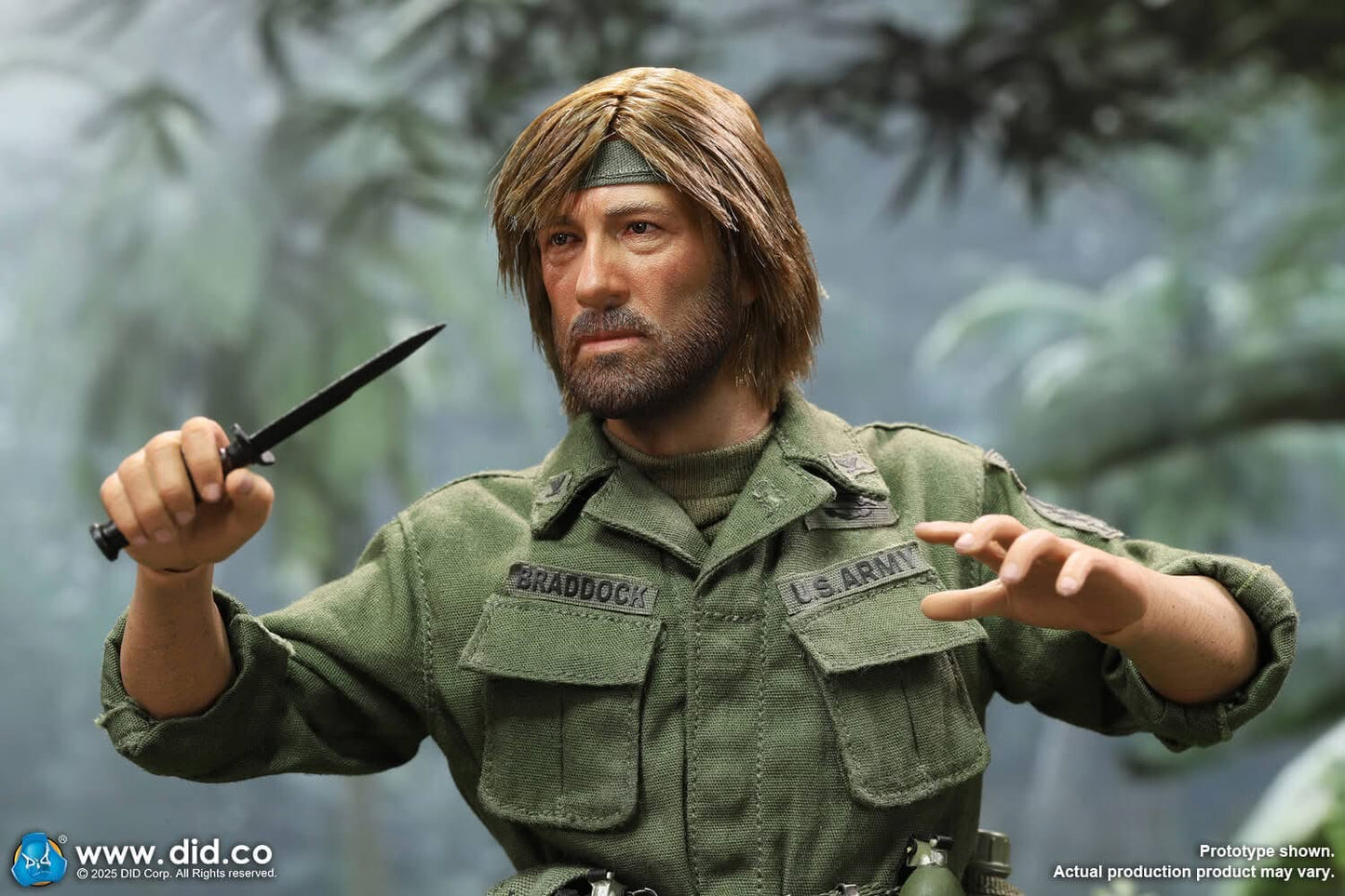 Preventa Figura Colonel James - Vietnam War U.S. Army marca DID V80184 escala 1/6