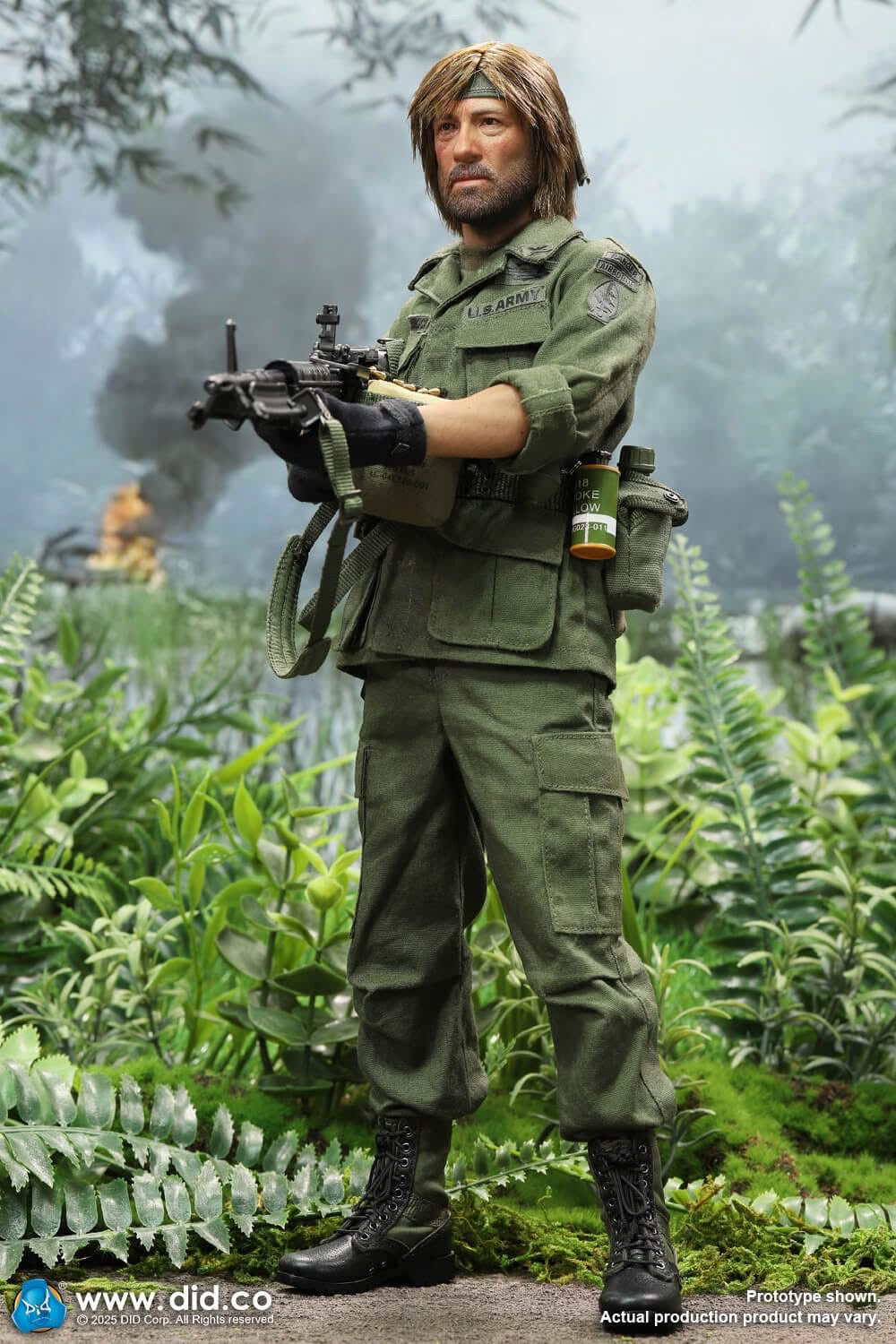 Preventa Figura Colonel James - Vietnam War U.S. Army marca DID V80184 escala 1/6
