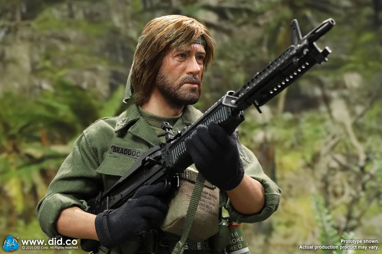 Preventa Figura Colonel James - Vietnam War U.S. Army marca DID V80184 escala 1/6