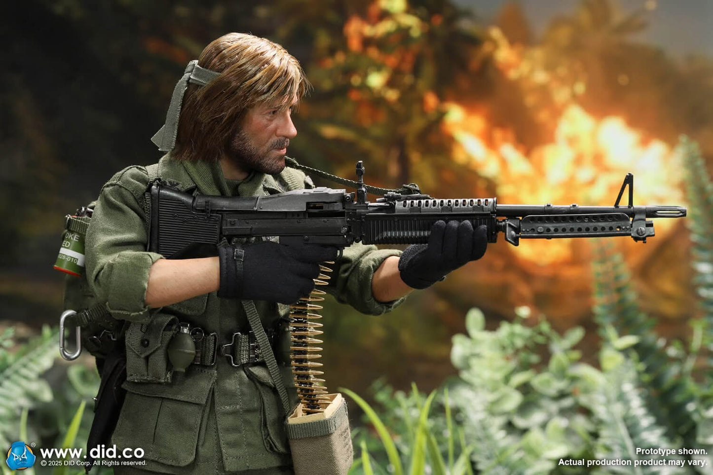 Preventa Figura Colonel James - Vietnam War U.S. Army marca DID V80184 escala 1/6
