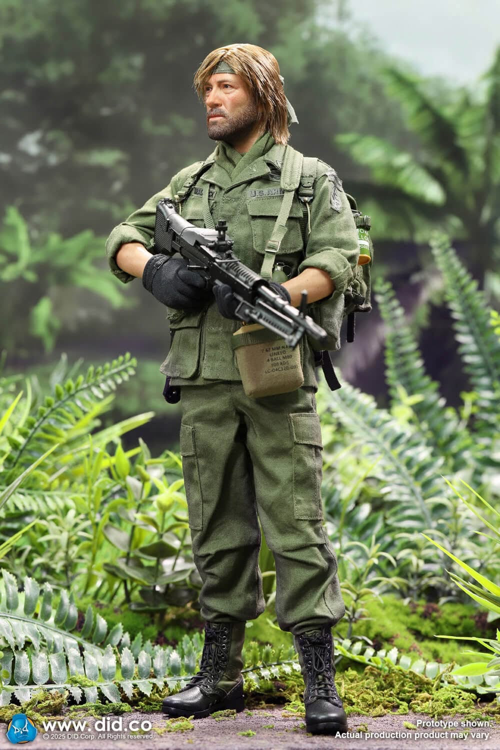 Preventa Figura Colonel James - Vietnam War U.S. Army marca DID V80184 escala 1/6