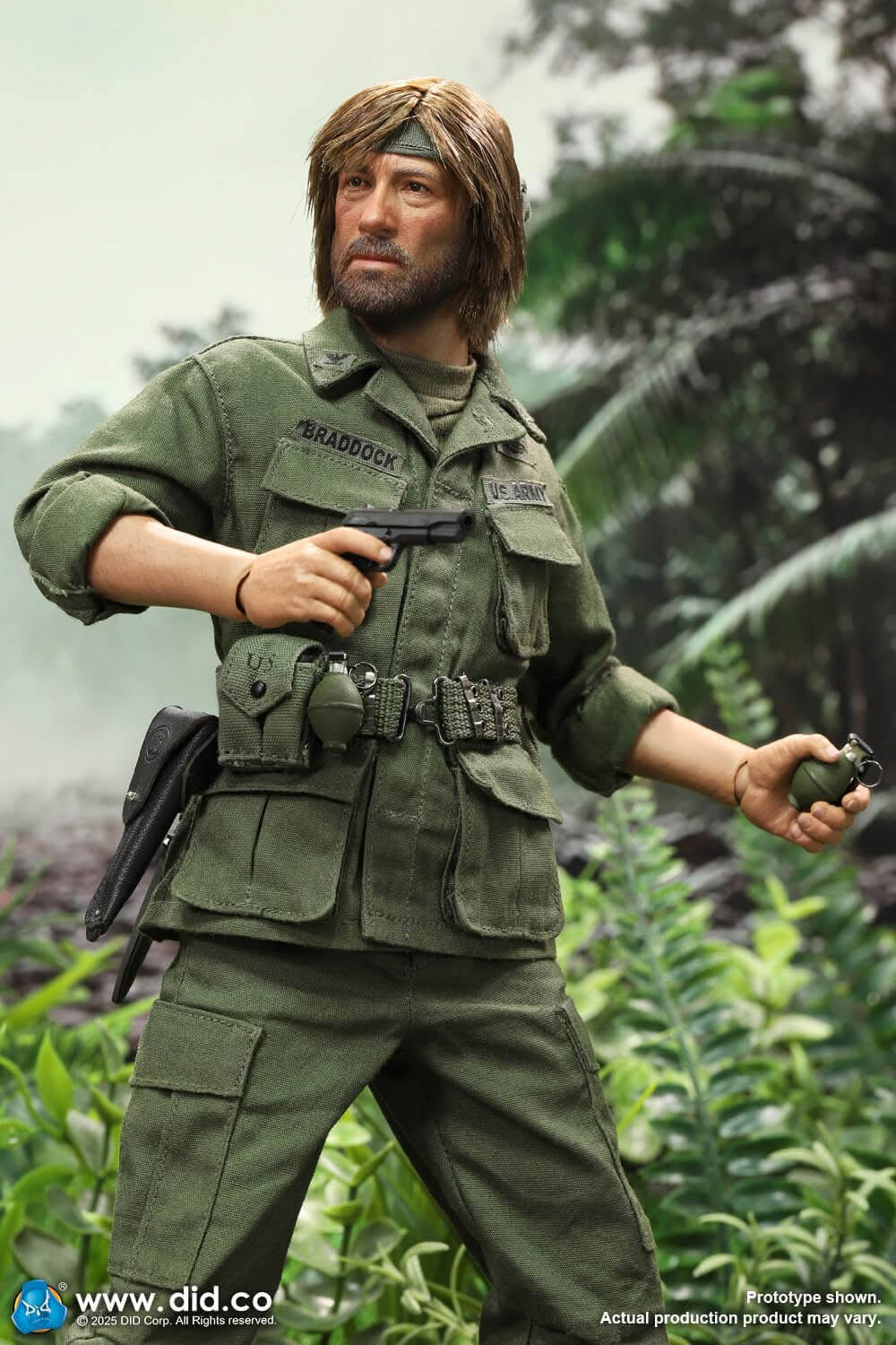 Preventa Figura Colonel James - Vietnam War U.S. Army marca DID V80184 escala 1/6